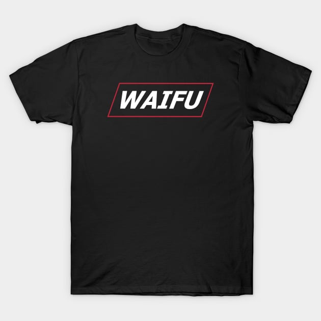 Anime Girl Waifu material Tag T-Shirt by A Comic Wizard